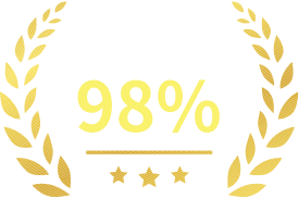 審査通過率98%